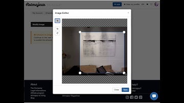 Crop & Rotate images on Artmajeur