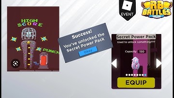 HOW TO PUNCH THE PUNCHING BAG + UNLOCK SECRET POWER PACK FOR RB BATTLES FINALE! | Roblox | RB Battle