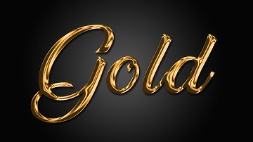 How to Create Gold Text in Photoshop | Photoshop Text Effects 2019