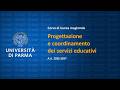 Corso di laurea magistrale in "Progettazione e coordinamento dei servizi educativi" - A.A. 2026-27