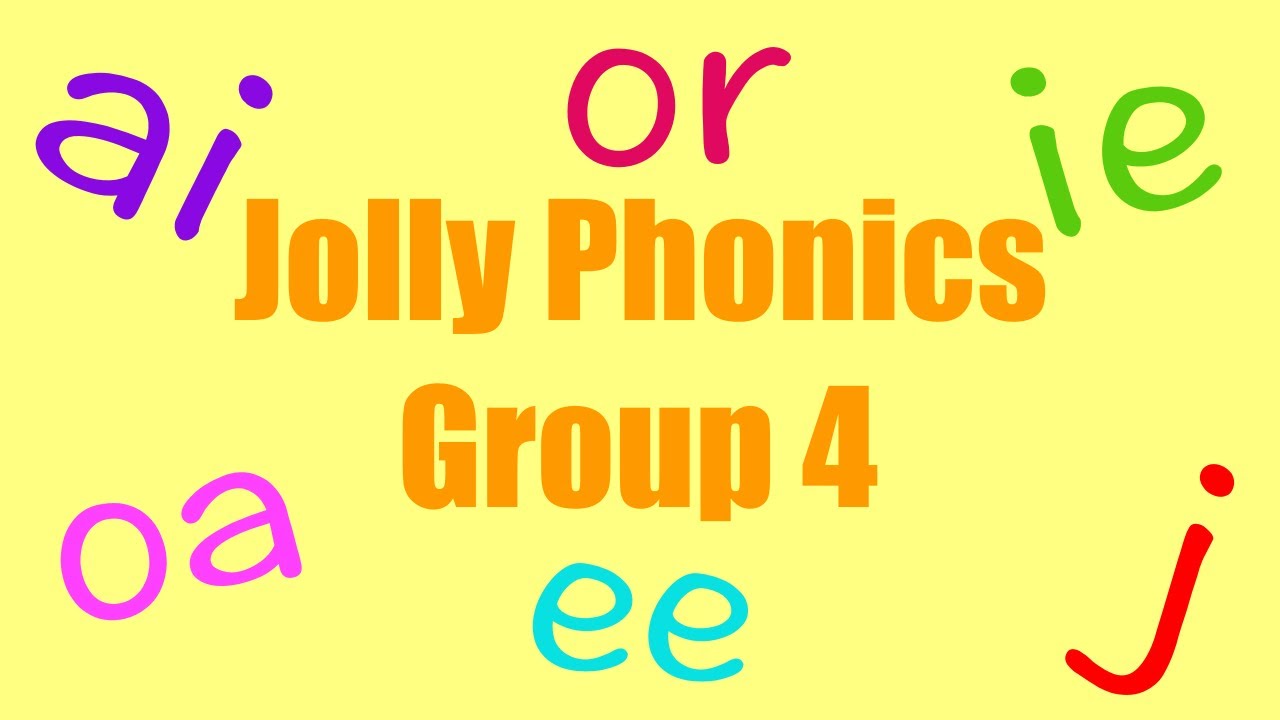 jolly phonics group 4 sounds and words youtube