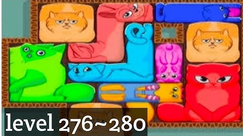 Puzzle Cats - level 276~280  Solve 