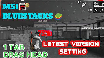 MSI and Bluestacks New Version 420 Best Sensitivity and Key mapping for HEADSHOTS FREEFIRE