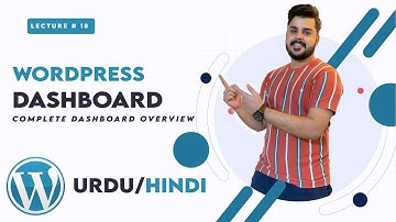 Dashbord overview | WordPress Complete Course for Beginners to Advance Urdu/ Hindi