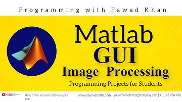 How to built a GUI with GUIDE - (MATLAB full course)