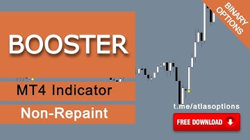 BOOSTER Indicator Non-Repaint – Binary Options Trading [Free Download]