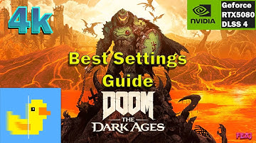 DOOM The Dark Ages 4K All Settings Comparison | Best Settings | DLSS4