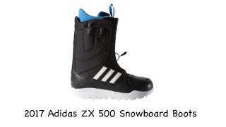 2017 Adidas ZX500 Snowboard Boots - Review - The-House.com - YouTube