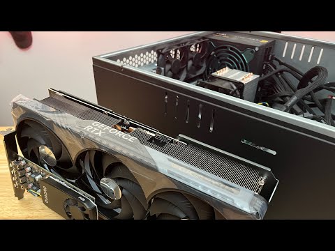 Squeezing An RTX 4090 Into The 4u Rosewill Server Chassis