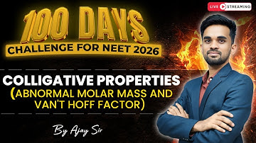 🧪 Colligative Properties | Abnormal Molar Mass & Van