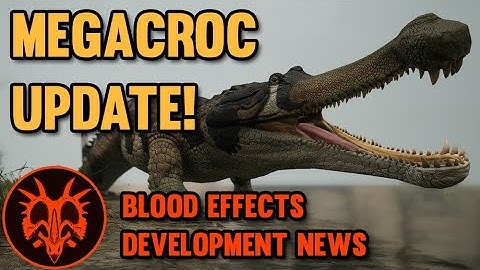MEGACROC! Sarcosuchus Update and Development News!