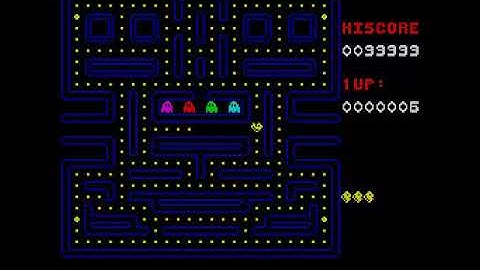 Pac Man The Curse of the Slimers PACMAN CLONE SINCLAIR ZX Spectrum LOOK INDIE RETRO NEWS