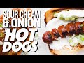 Sour Cream and Onion Hot Dogs | SAM THE COOKING GUY