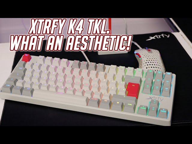  Xtrfy K4 RGB Tenkeyless, Mechanical Gaming Keyboard