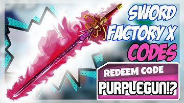 (2022) **NEW** ⚔️ Roblox Sword Factory X Codes ⚔️ ALL ✨🏷️💀 CODES!