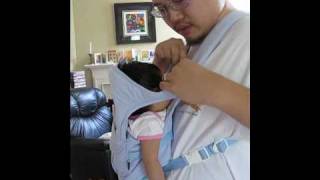 Baby Natalie in baby carrier