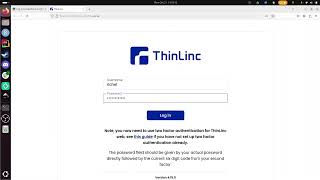 Log in to Rackham's remote desktop environment using a website