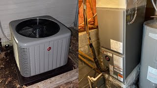HVAC Install - Rheem RP14 Heat Pump