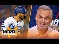 Dodgers advance to NLDS with walk-off home run, talks Max Scherzer's exit — Colin | MLB | THE HERD