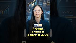 Prompt Engineer Salary 2026 | How Much Do Prompt Engineers Earn In 2026 | #Shorts | #Simplilearn