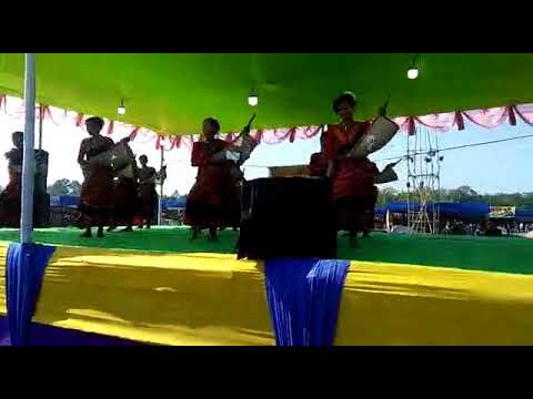 Hajong group dance from Bishnupur
