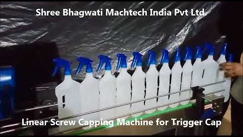 Linear Screw Capping Machine for Trigger Cap