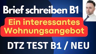 Brief schreiben B1 / Ein Interessante Wohnungsangebot gelesen / Prüfungsvorbereitung B1 / Deutsch B1