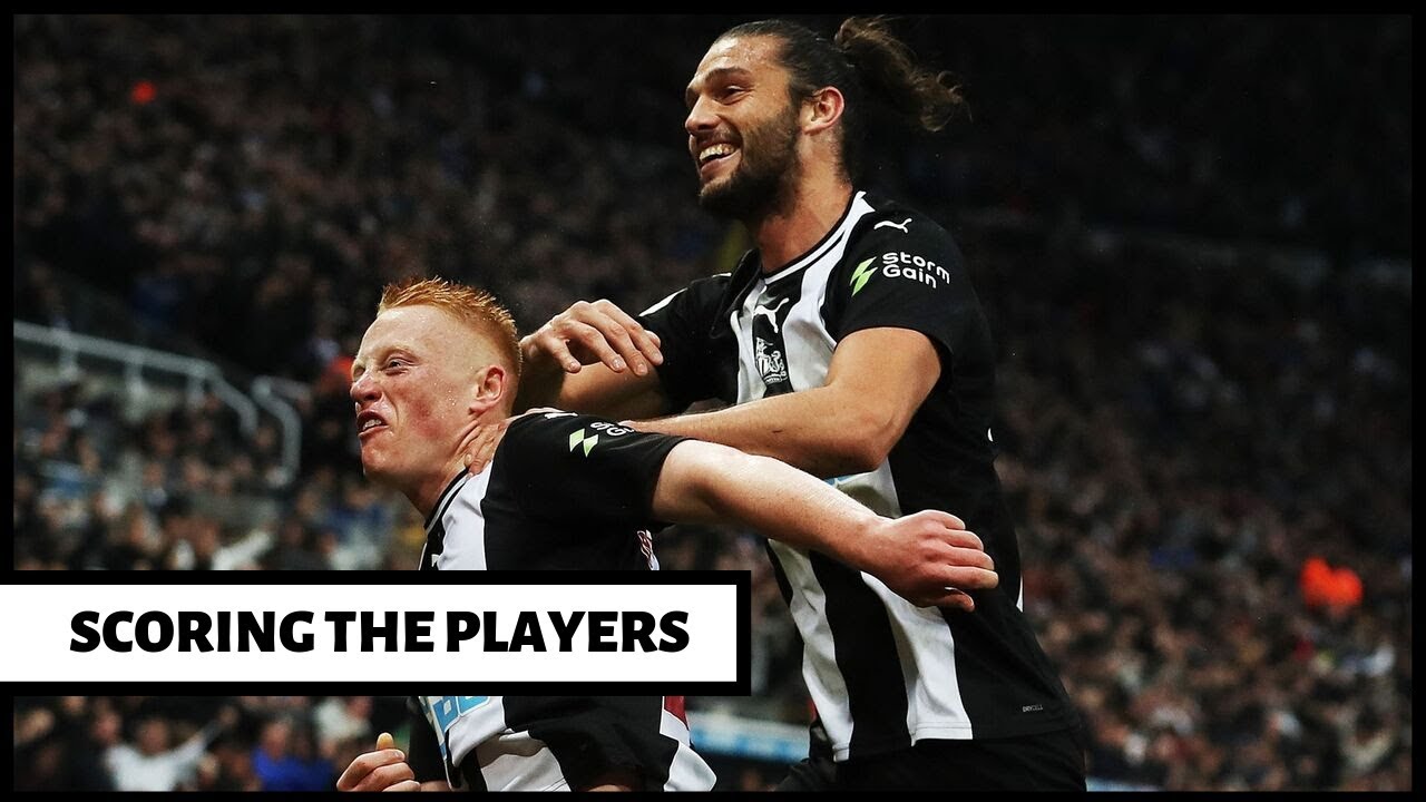 gamezone SCORING THE PLAYERS! | NEWCASTLE UNITED 1-0 MANCHESTER UNITED