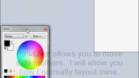 Paint.Net - Tutorial 1 - The Basics