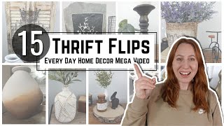 Upcycled Decor DIY Mega Video // Trash to Treasure // Thrift Flips