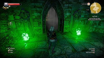 The Witcher 3 Magic Lamp Puzzle PS4 Pro