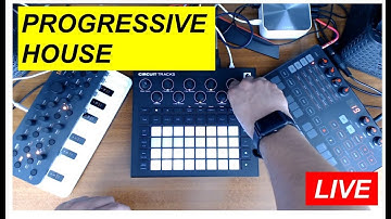 Novation Circuit Tracks + UNO SYNTH + Modal Skulpt SE combo progressive House live