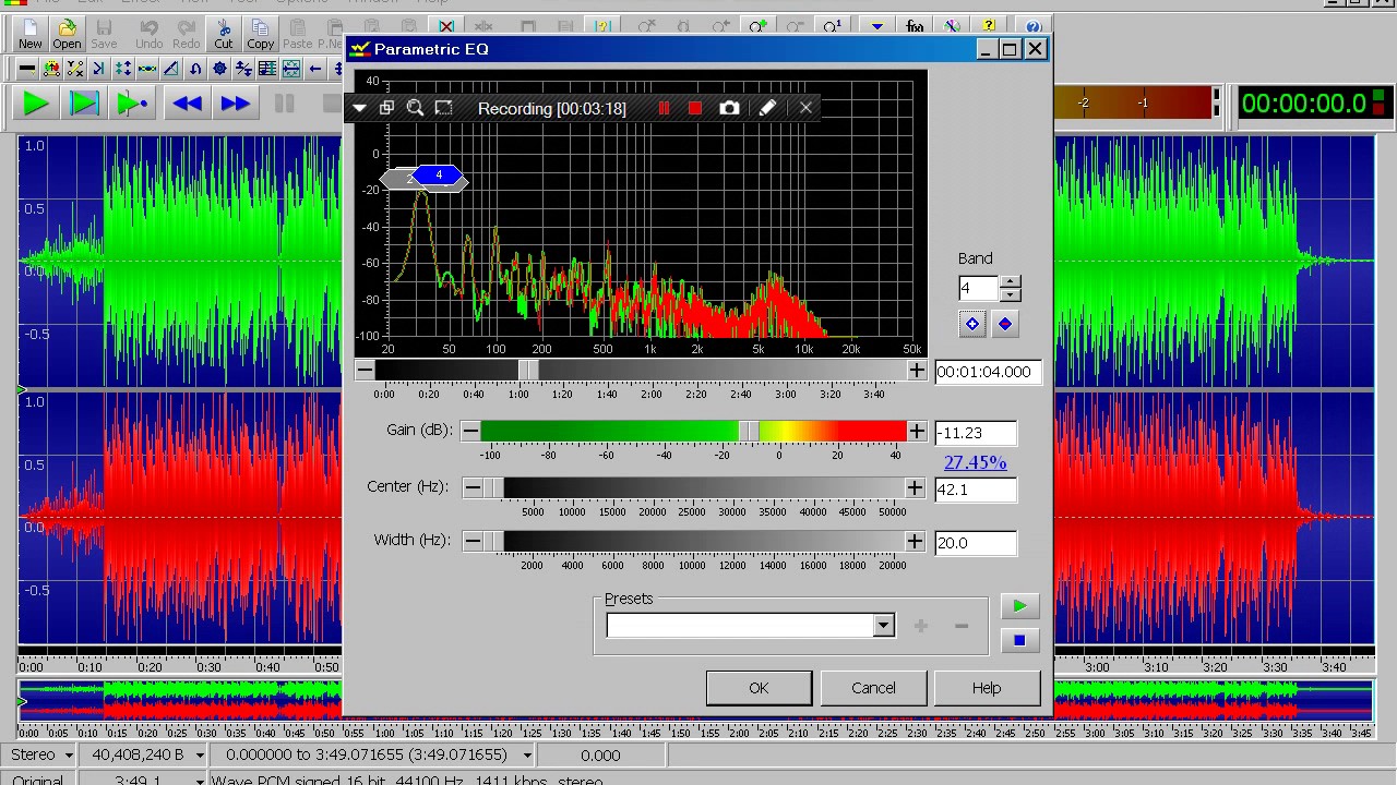 how-to-check-frequencies-of-songs-and-slow-them-in-goldwave-youtube