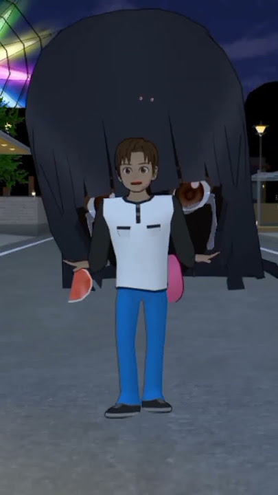 yuta is afraid of monsters💀🧟♂️#shortvideo #viralvideo #sakuraschoolsimulator #animation #trendin...