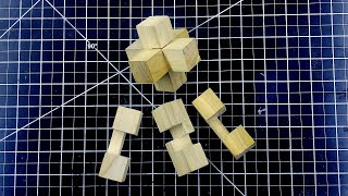 Make and Solve a 3 Piece Burr Puzzle | Longer Video