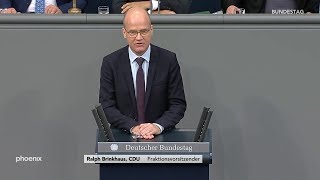 Ralph Brinkhaus (CDU/CSU) zur Regierungserklärung von Angela Merkel zum Europäischen Rat am 17.10.19