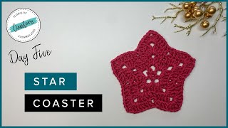 How to Crochet a Star Coaster  // 12 Days of Coasters // DAY 5 VLOGMAS 2020 // Crochet and Tea by Crochet and Tea 2,973 views 3 years ago 27 minutes