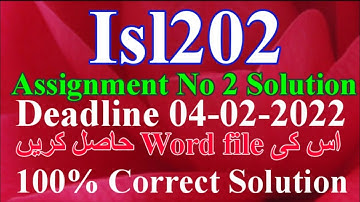 isl202 assignment 2 solution #Isl201assig3 @mnheroboss9969