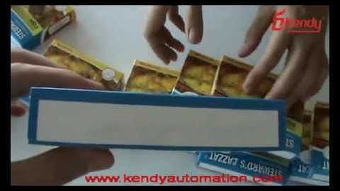 Non-adjustable Box Gluing Machine ( Flavoring Boxes )