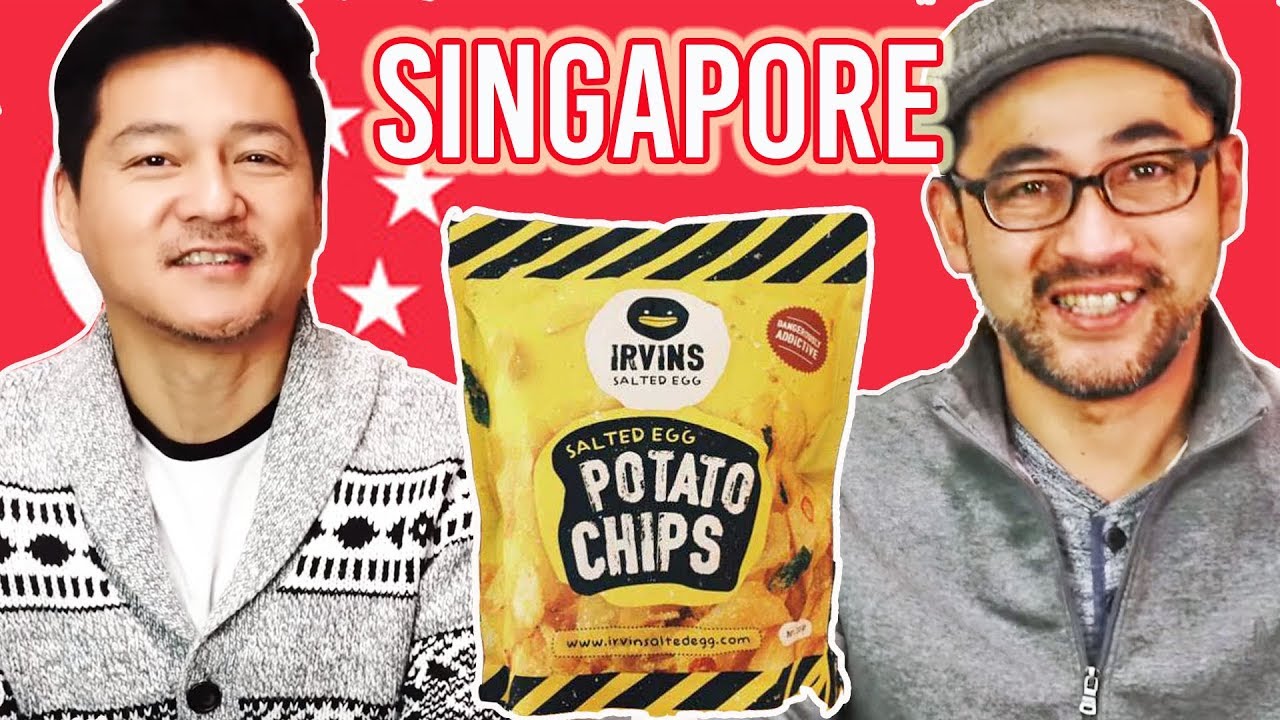 Japanese Trying Snacks from SINGAPORE YouTube