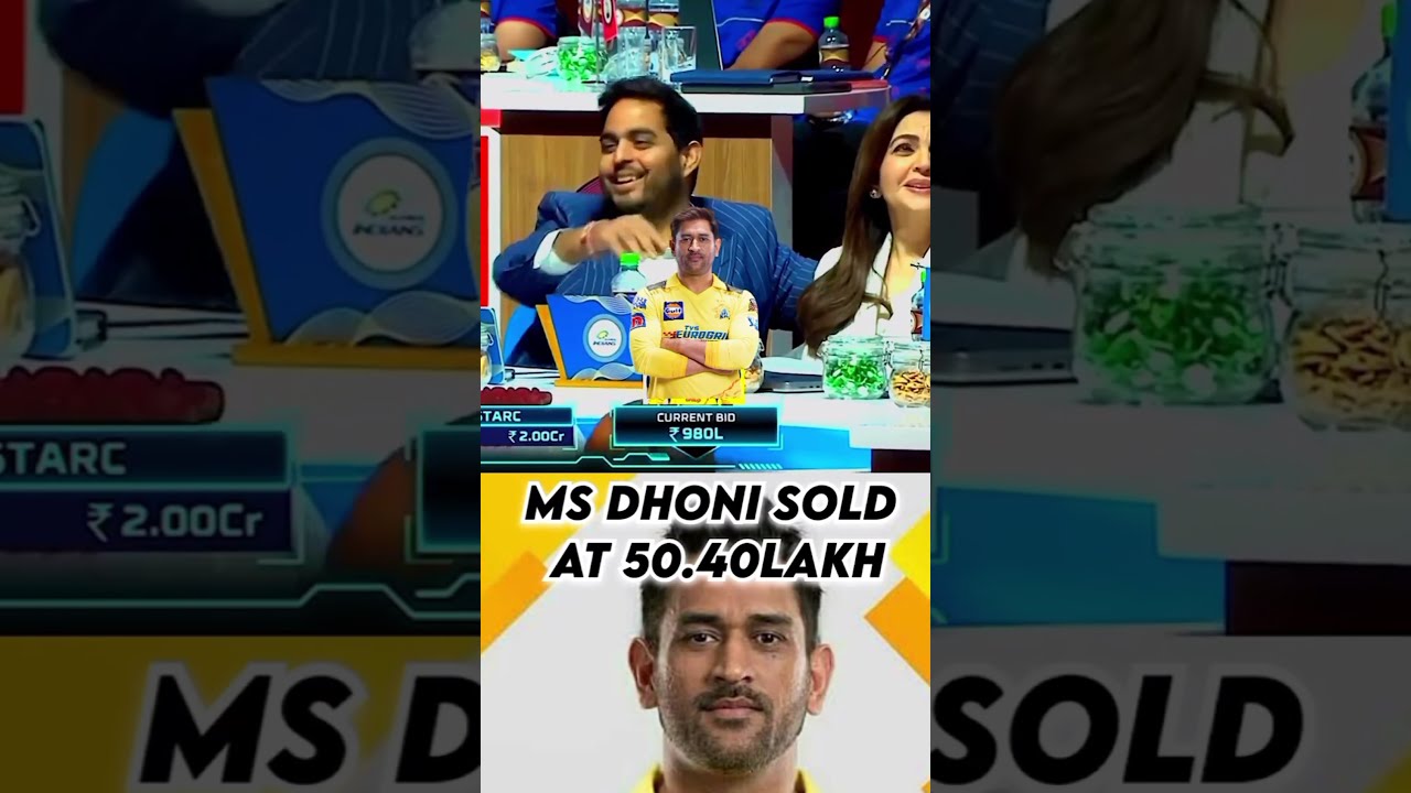 What Happened If Dhoni Was In Auction Bid 2024 MSDHONI WHISTLEPOD Tactics Idea Sports