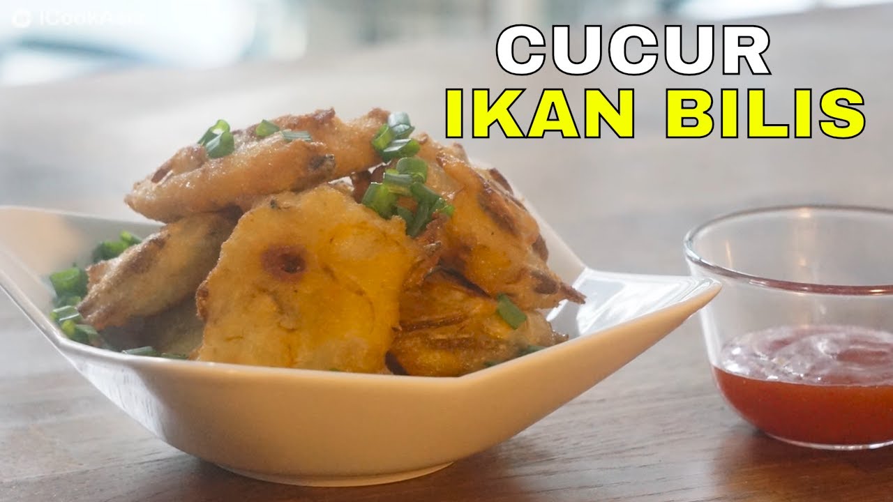 Resepi Cucur Ikan Bilis Letak Telur - Rasmi Sua