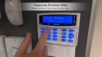 Texecom Premier Elite Arm An Area