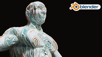 Blender Tutorial - Create Cool 3D Displacement Abstract Art In Blender 3.1 / #b3d, #blender3d