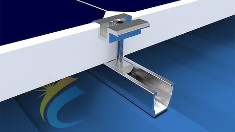 Trapezoidal Roof Solar Mounting Rail less Solution,Solar Roof Installation,Roof Solar Mounting