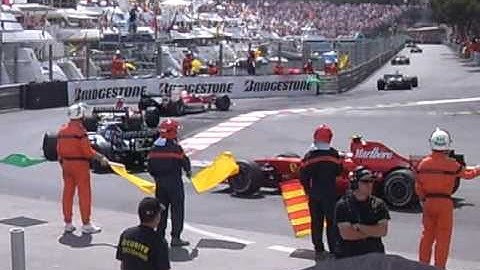 Monaco Monte Carlo Grand Prix Final lap 2007 Chicane View