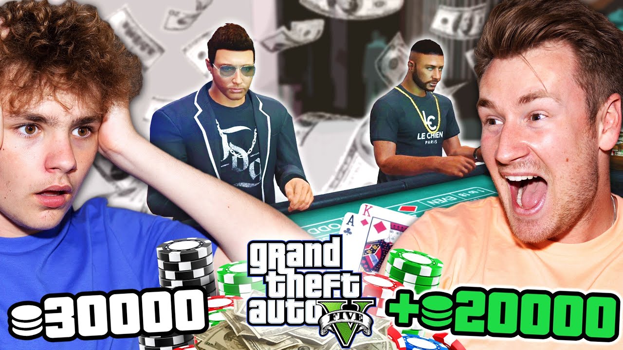 BROTHERS WIN BIG AT THE DIAMOND CASINO IN GTA V