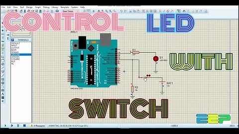 PROTEUS TUTORIAL: LED CONTROL WITH A SWITCH