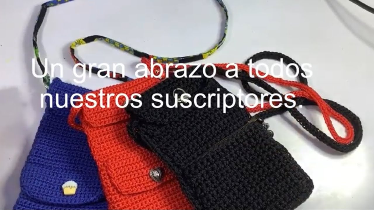 💥BOLSO PARA EL MOVIL💥CROCHET/FACIL/PASO A PASO 