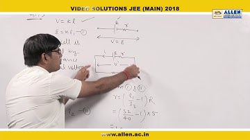 JEE Main 2018 Exam Physics Solution – Q. No. 73, 74 (Paper Code-C)